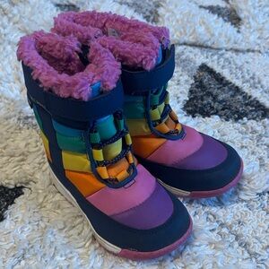 Merrell Kids Multicolor Boots with Pink Lining